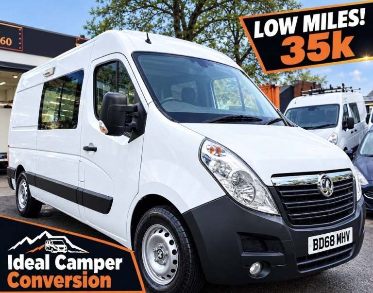 2019 Vauxhall Movano Crew Combi Welfare Van 2.3 CDTi 3500 Welfare Diesel Manual