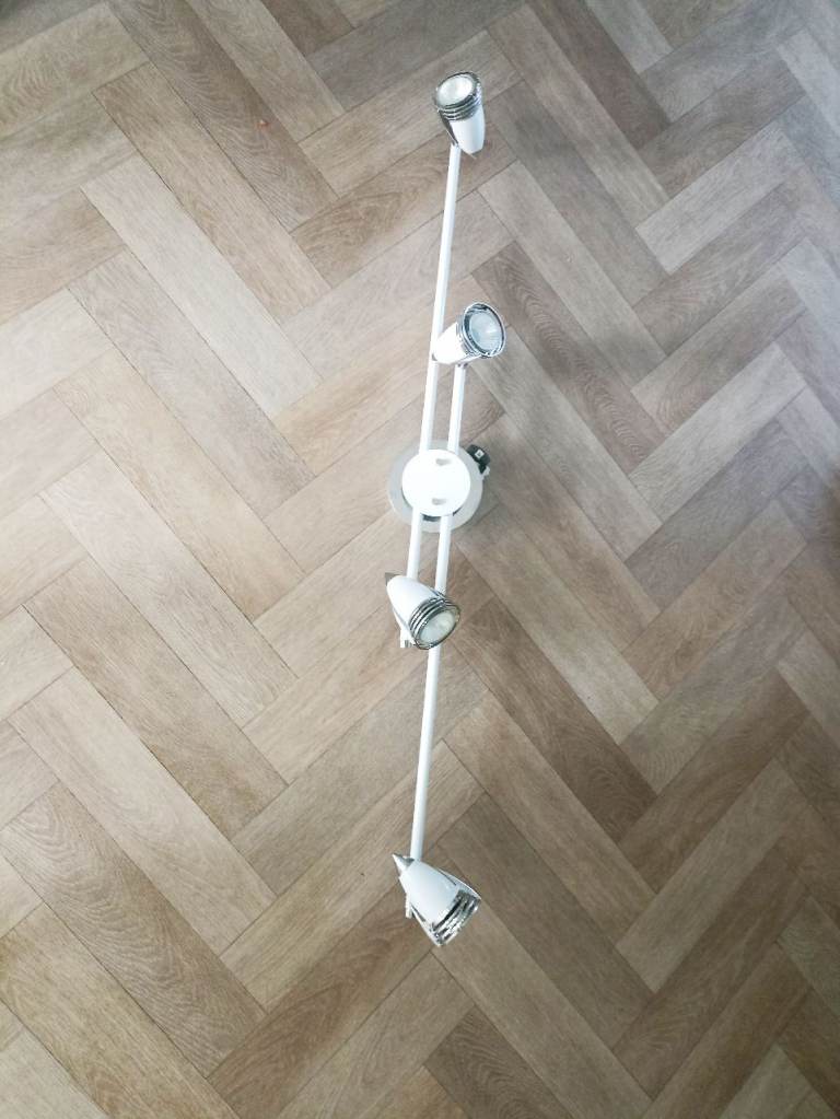 Large 4 lamp ceiling light bar