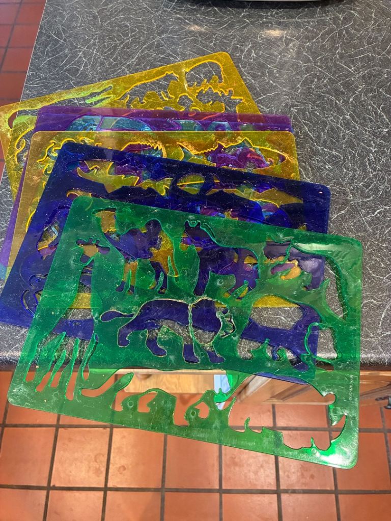 Kids Animal Stencils