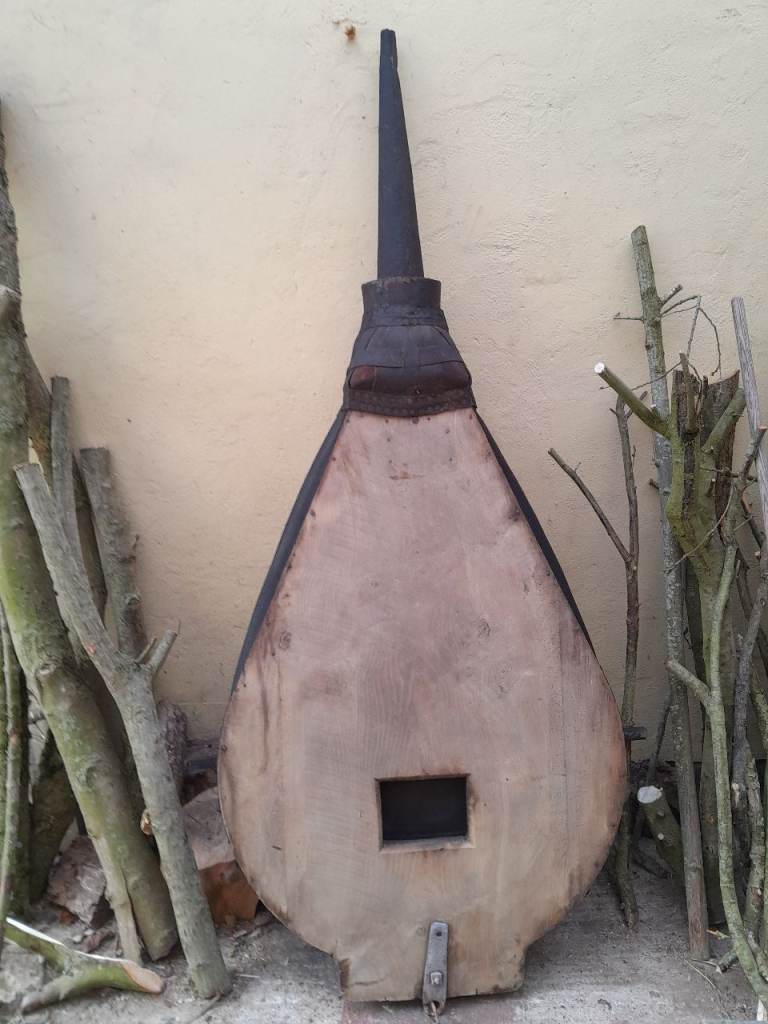 Antique giant bellows