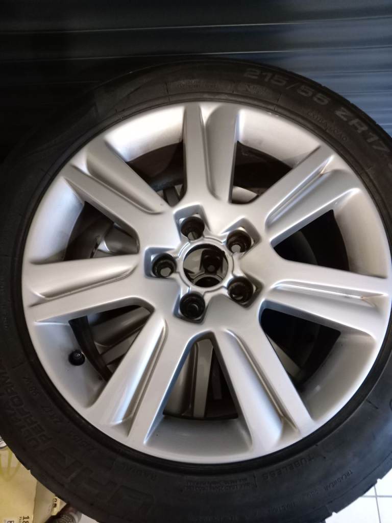 Audi 17 Inch alloy wheels and tyres, excellent condition! 5x112 VW, Caddy 