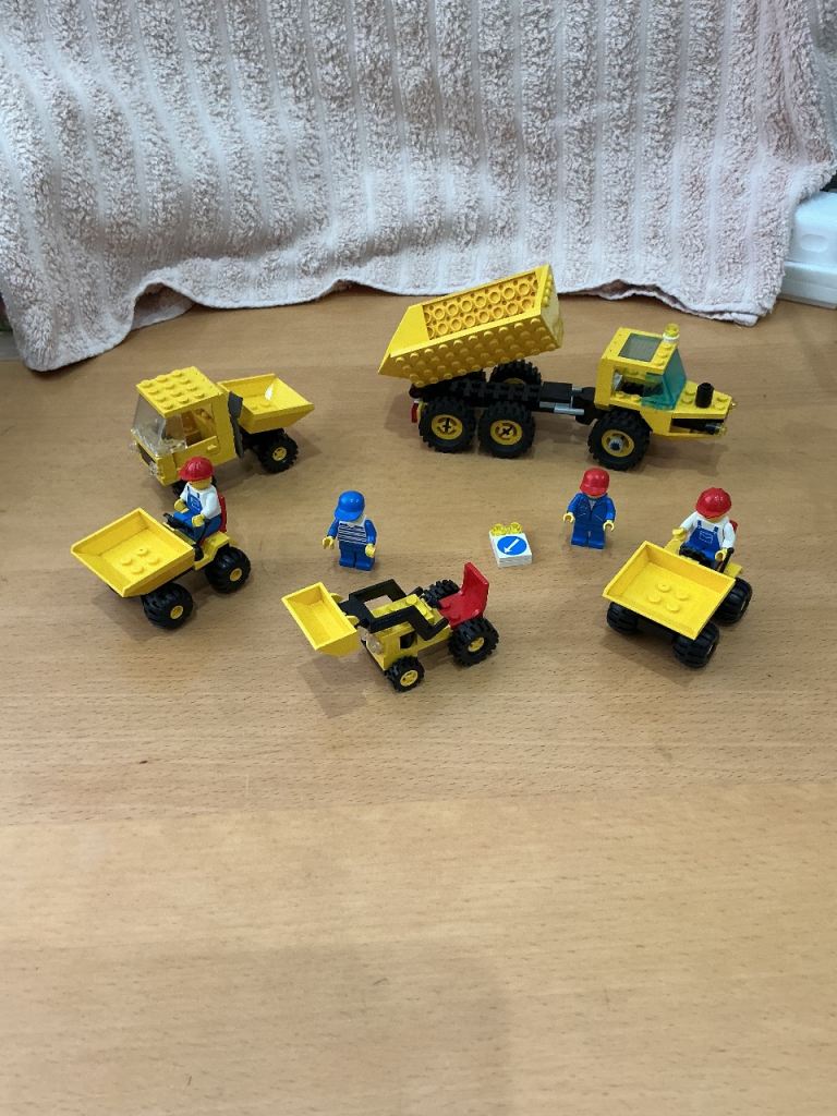 Lego vintage construction vehicles 