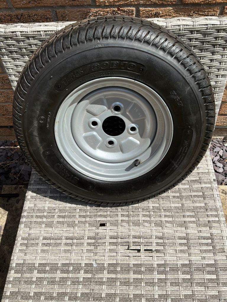 New Trailer Wheel and Tyre.