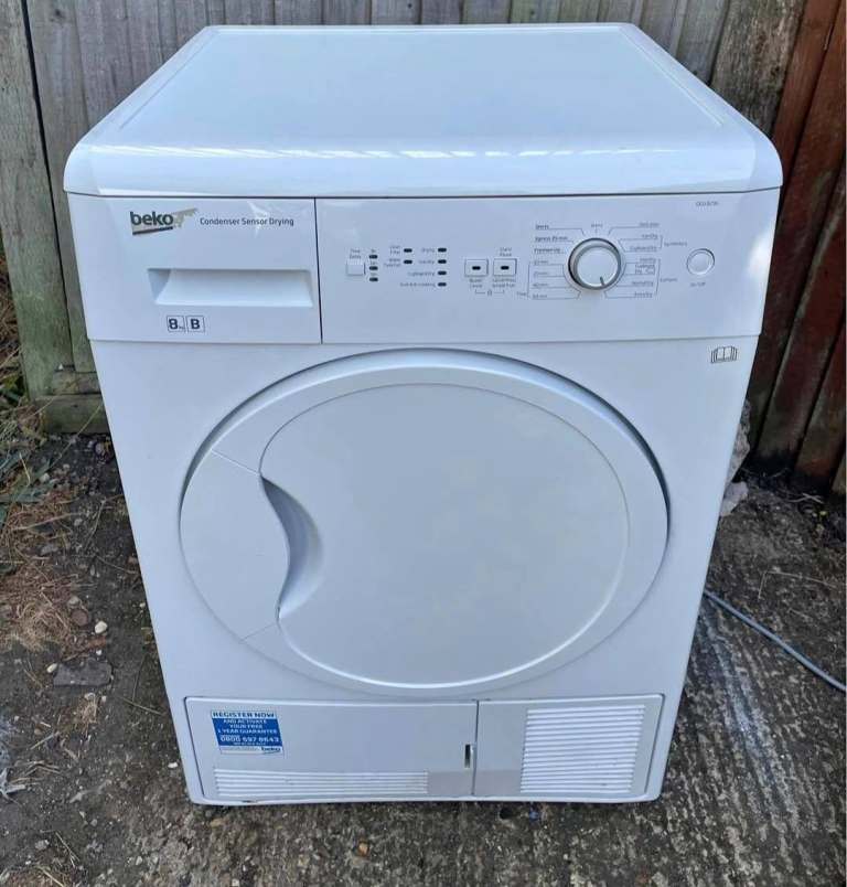  Tumble Dryer – White, Good Condition