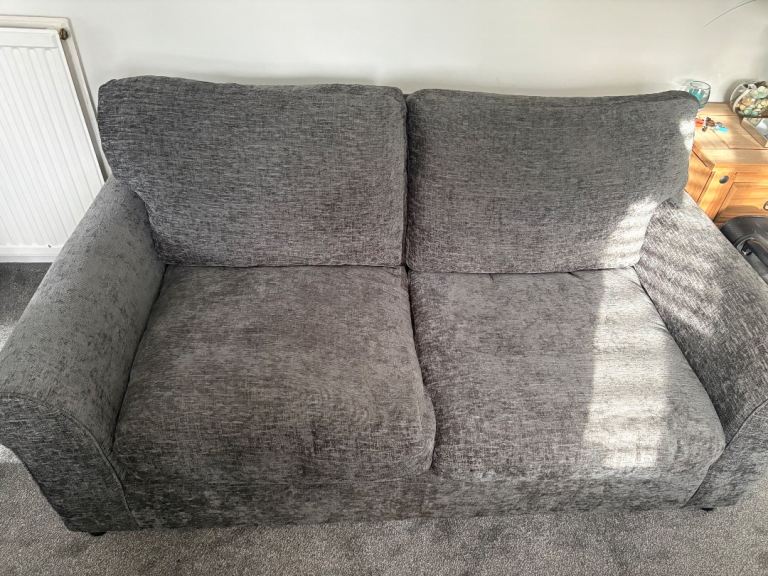 Grey 2seater sofa bed