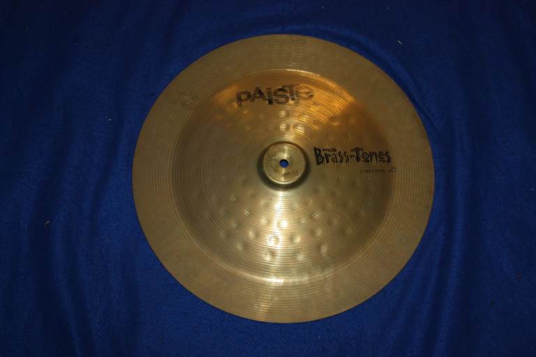 Vintage Paiste Brass Tones China Cymbal 18 inch ~ Weight 1313 Grams ~ £75 ono