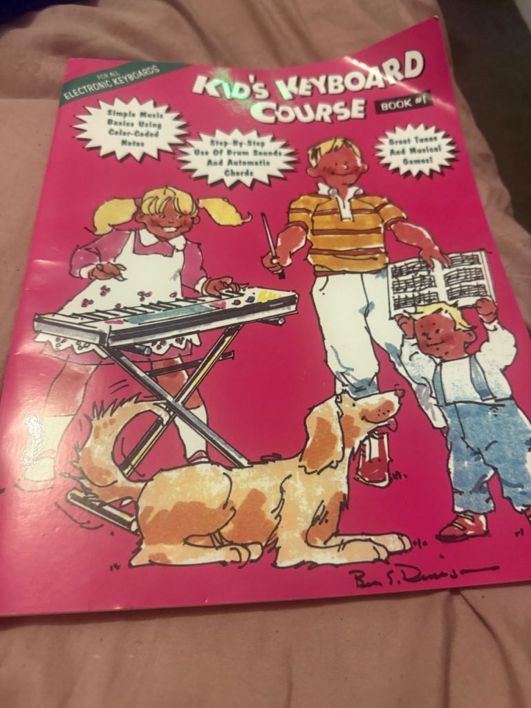 Kid's Keyboard Course Book #1 – Simple Music, Step-by-Step