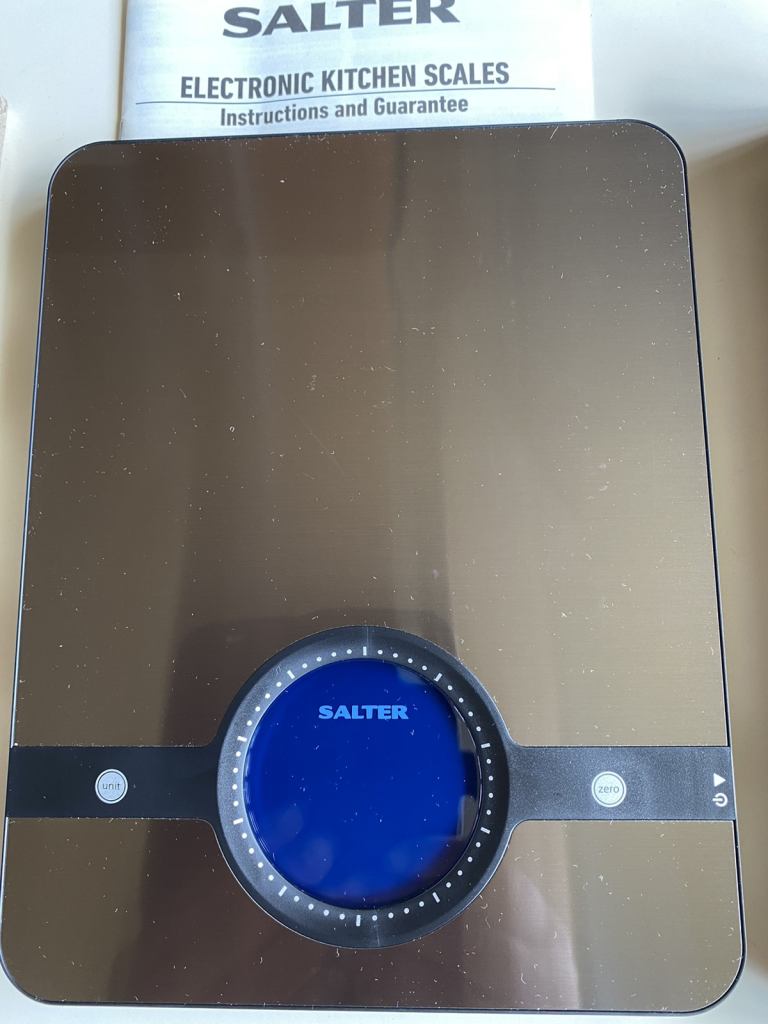Salter Geo 5kg Digital Kitchen Scale, Stainless Steel