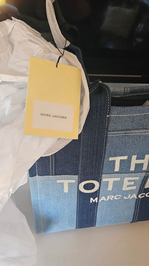 Brand New Mark Jacobs The Denim Large Tote Bag