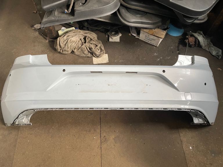 VOLKSWAGEN VW POLO MK6 REAR BUMPER WITH PDC HOLES  (2017-23) 