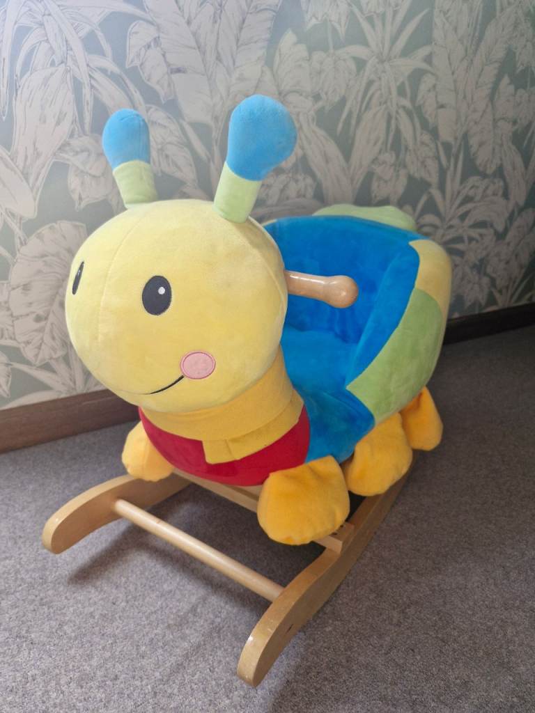 Wooden Baby Rocking Animal Caterpillar