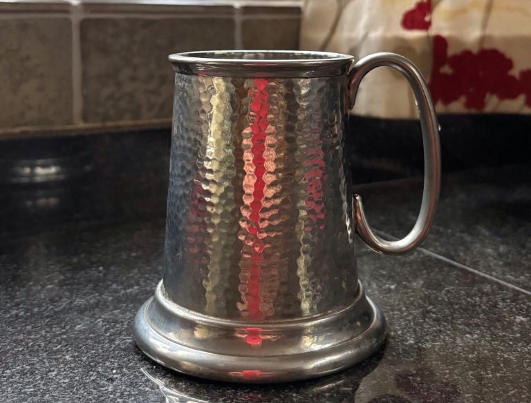 Rand English Pewter half pint tankard