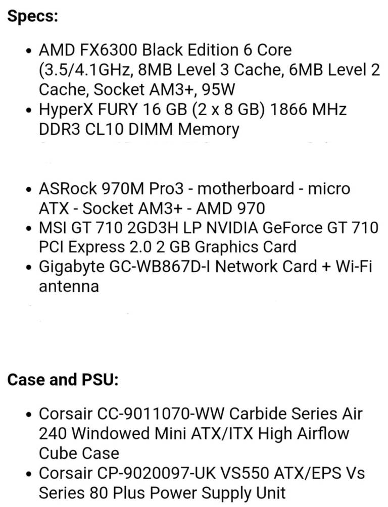 PC for sale 