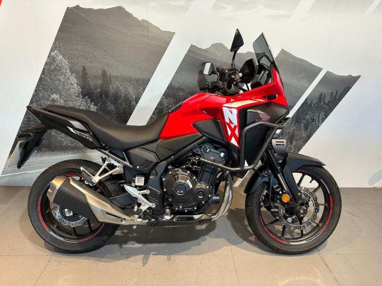 Honda NX 500 2025 with only 317 miles + Adventure Pack 