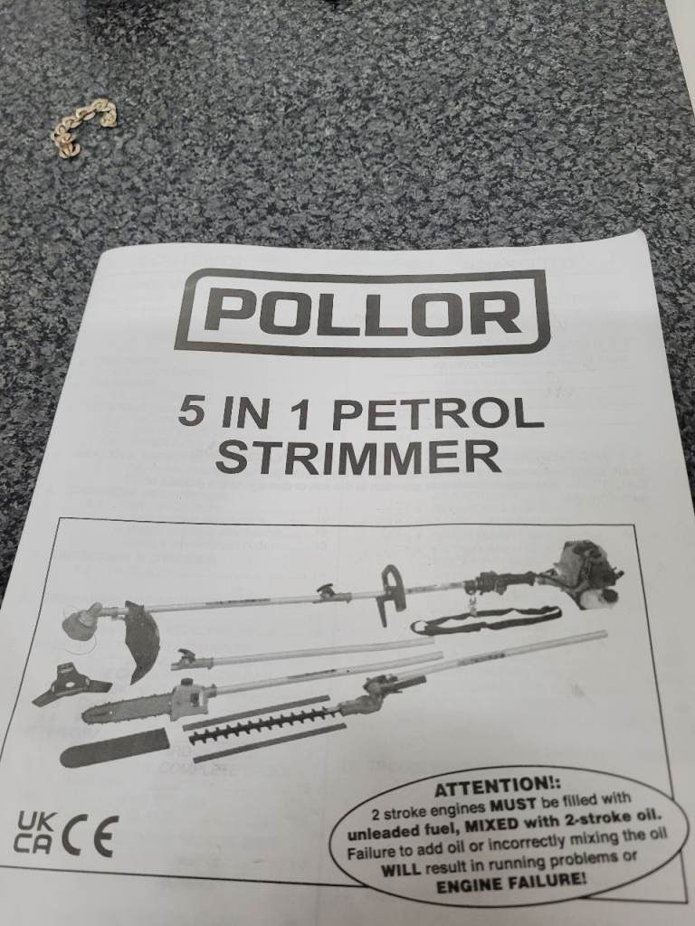 5 in one petrol strimmer 