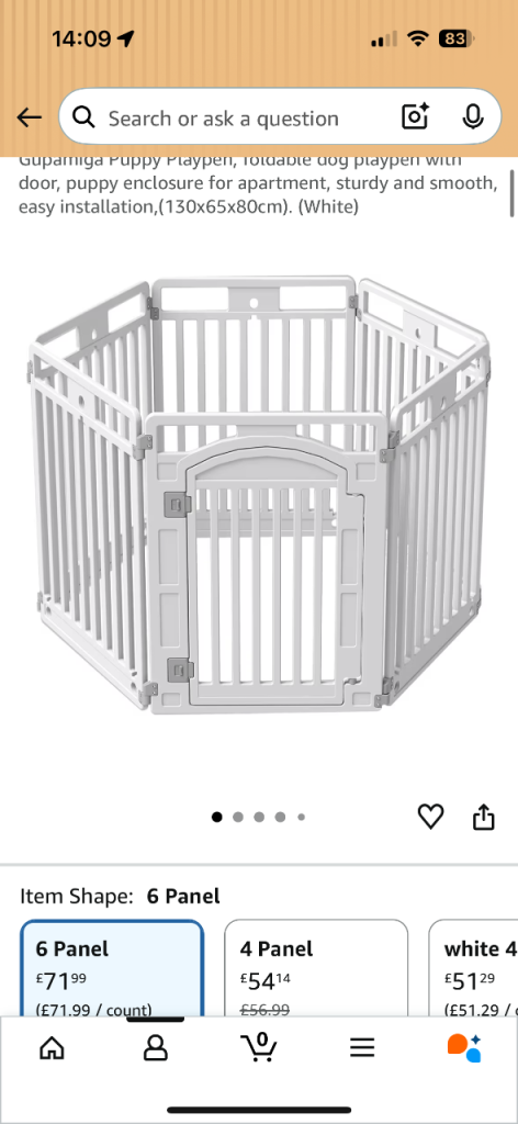 Pet play pen/crate - can deliver 