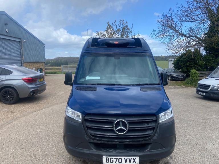 MERCEDES SPRINTER MEDIUM BASE 2020/70 FRIDGE VAN AIR CON IN BLUE NEW MOT 1 OWNER