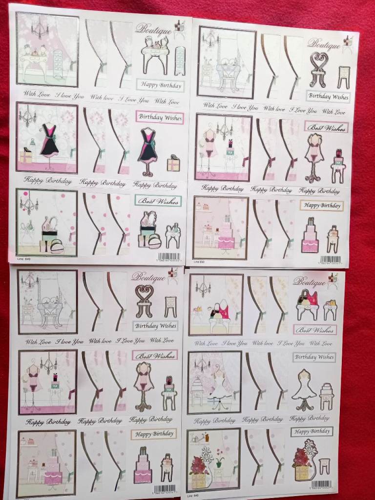 Crafting Boutique Decoupage Card Making Toppers