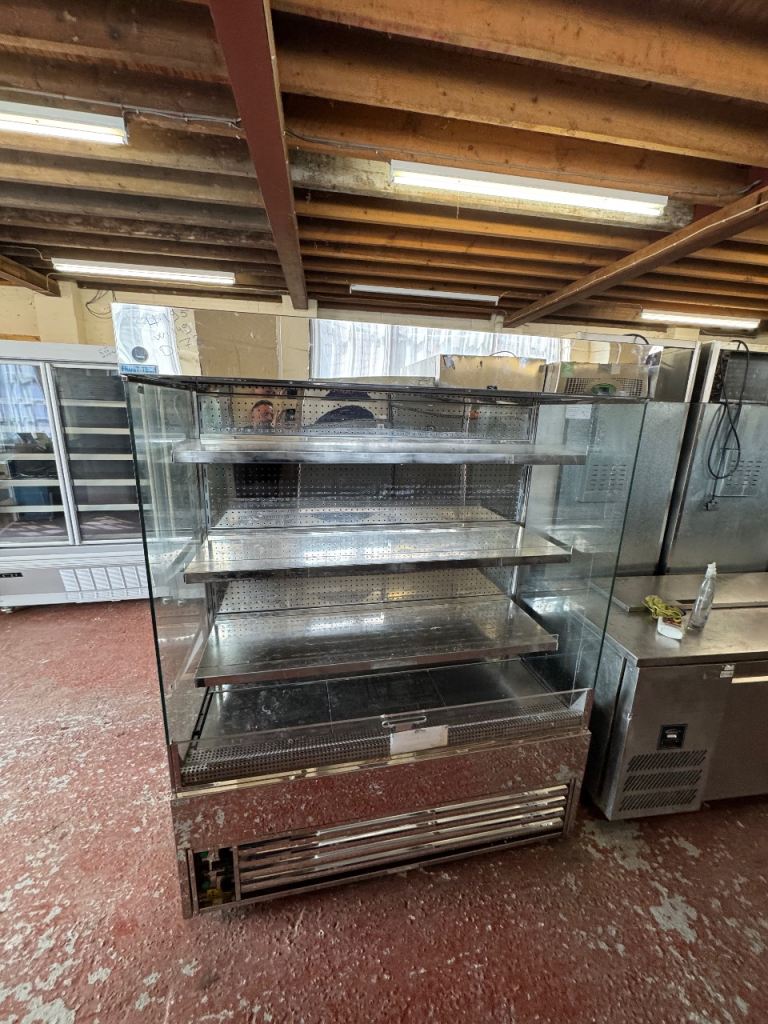 Commercial open front display fridge cafe shop restaurant supermarket 