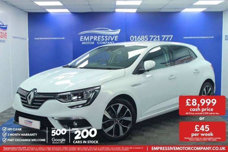 2019 69 RENAULT MEGANE 1.5 BLUE DCI ICONIC HATCHBACK 5DR DIESEL MANUAL EURO 6 (S