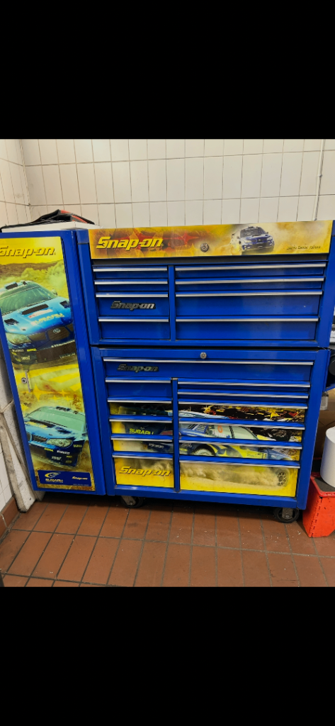 Snap on toolbox & side cabinet 