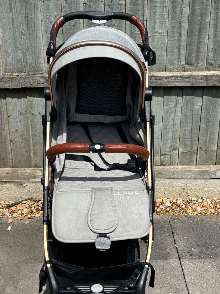 Lejoux Baby Pushchair Stroller - Grey, Good Condition