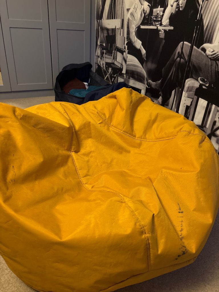 Yellow Beanbag