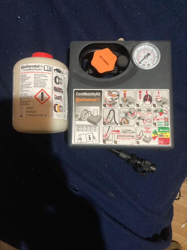Tyre pump & repair sealant brand new