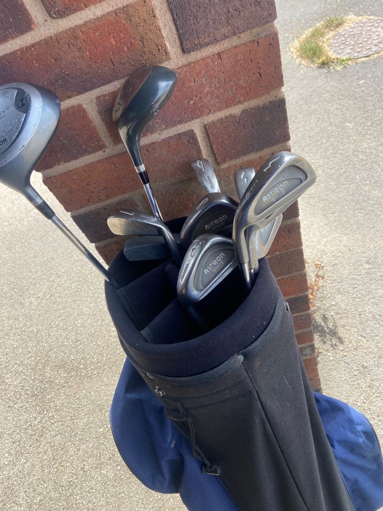 Left-Handed Golf Irons Set - Fair Condition