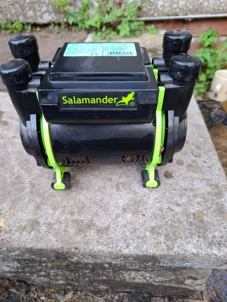 Salamander shower pump