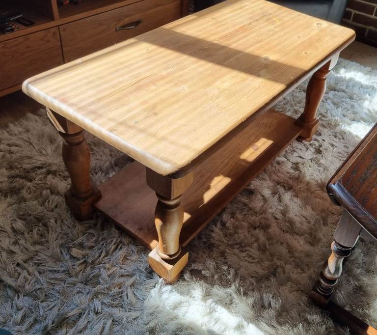 Solid Pine coffee table