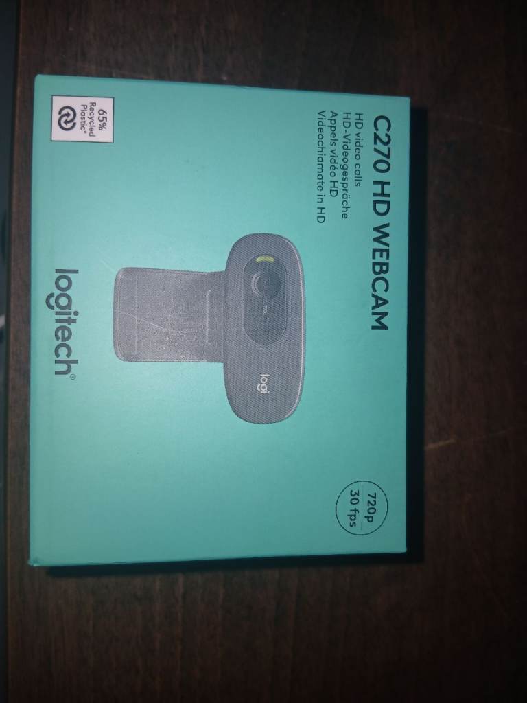 Logitech C270 HD Webcam – Brand New in Box