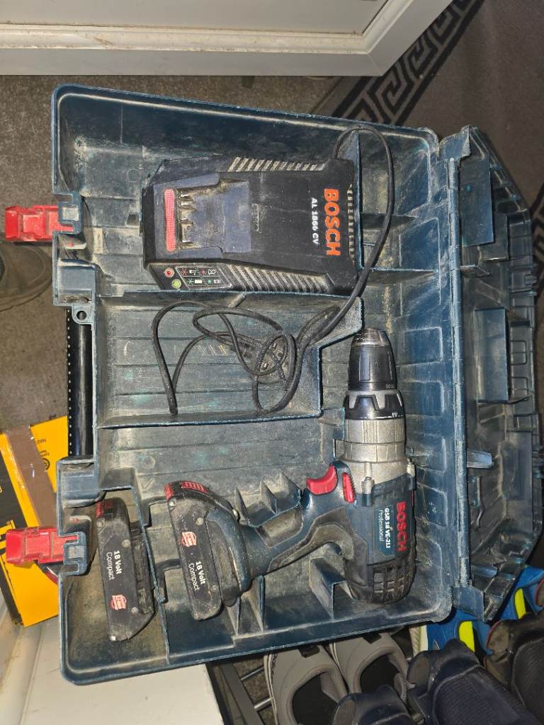 Bosch AL 1860 CV Cordless Drill with Charger and Battery
