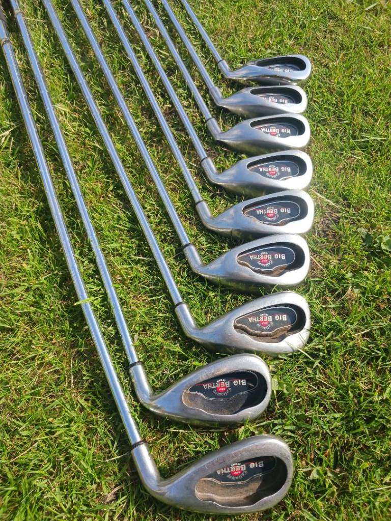 Galloway Big Bertha clubs, woods and bag
