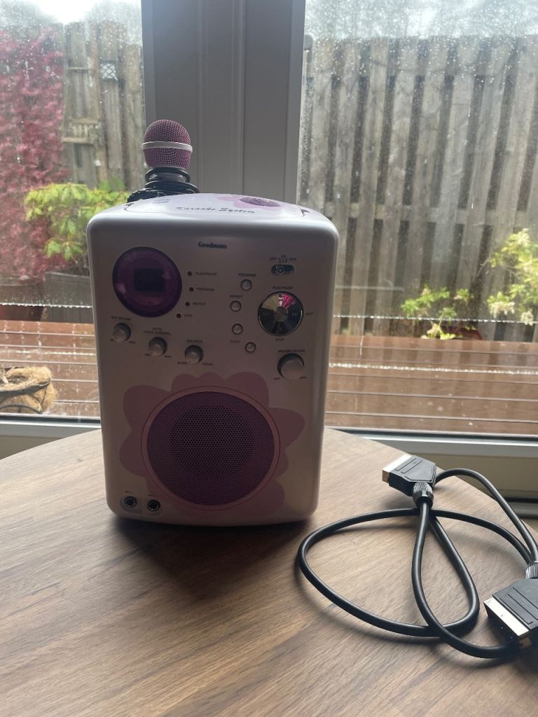 Goldmans Karaoke CD speaker system 