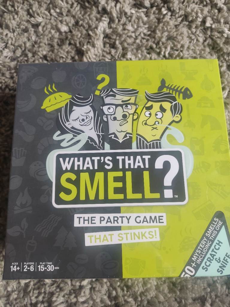 What's that smell game new in wrapping 
