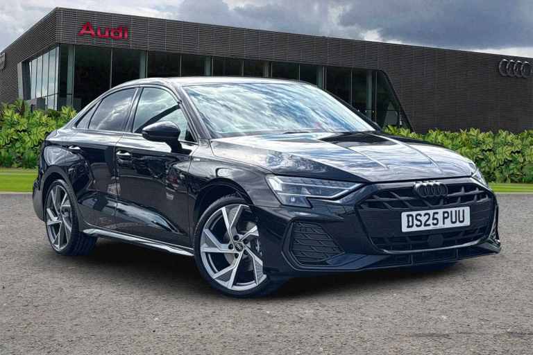 2025 Audi A3 35 TFSI Black Edition 4dr S Tronic Saloon Petrol Automatic