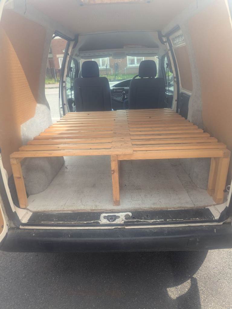 Wooden camper bed frame 