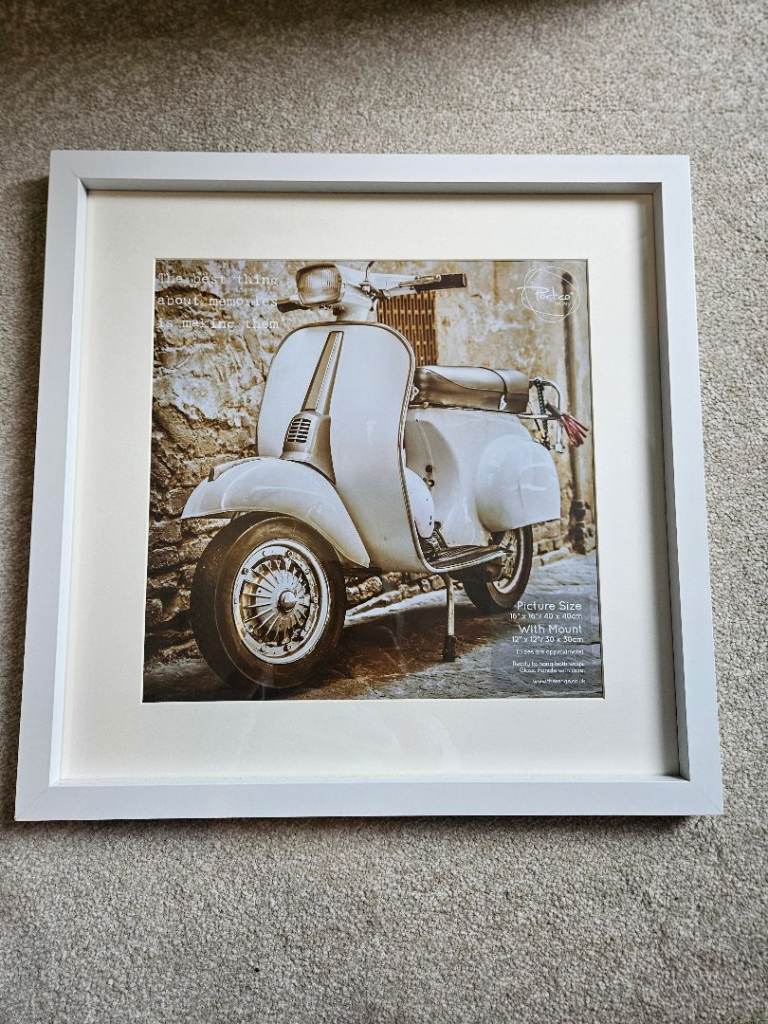White Frame, New 16" x 16"