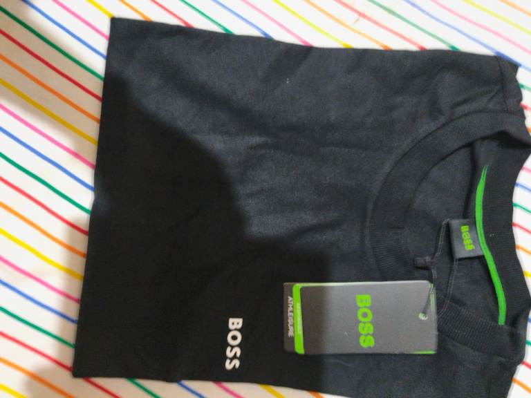 New BOSS Black T-Shirt with Tags