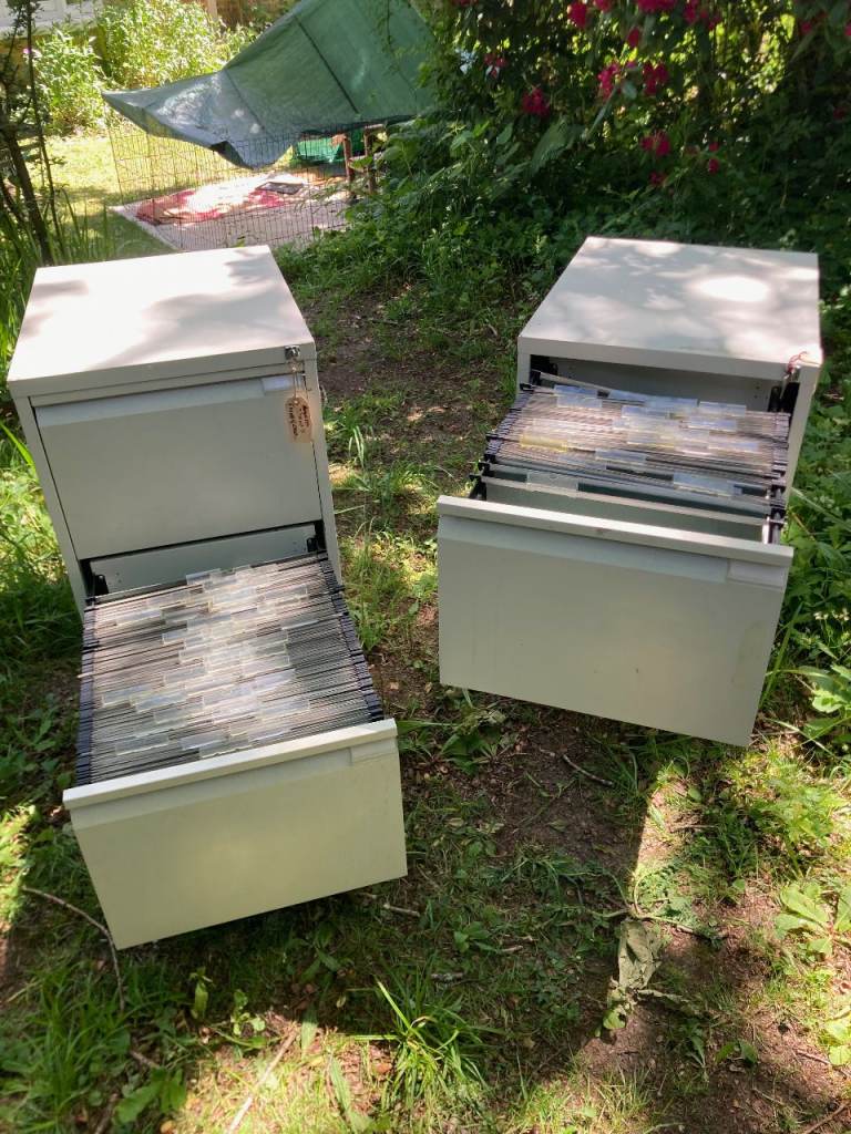 FREE!  2 x 2 drawer filing cabinets 
