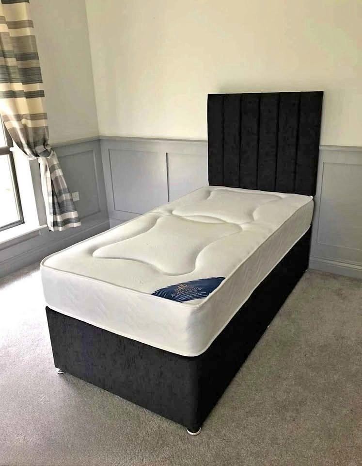 Single Bed With Quality Mattress And Free Home Delivery Inbox For Price
