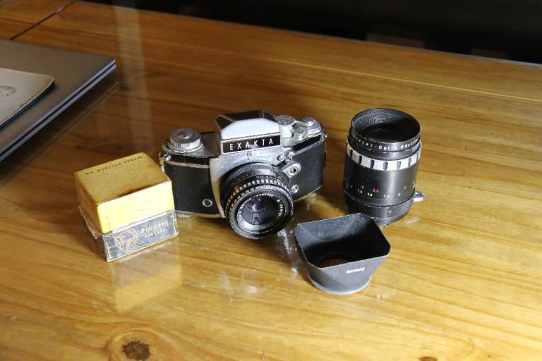 Exakta Varex iia + 135mm lens