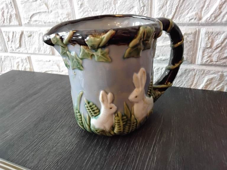 Retro rabbits water pitcher jug lovely 