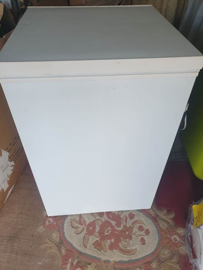 Small open top freezer, very nice and clean. 