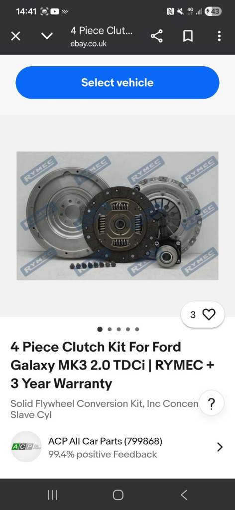 Brand new ford galaxy clutch 