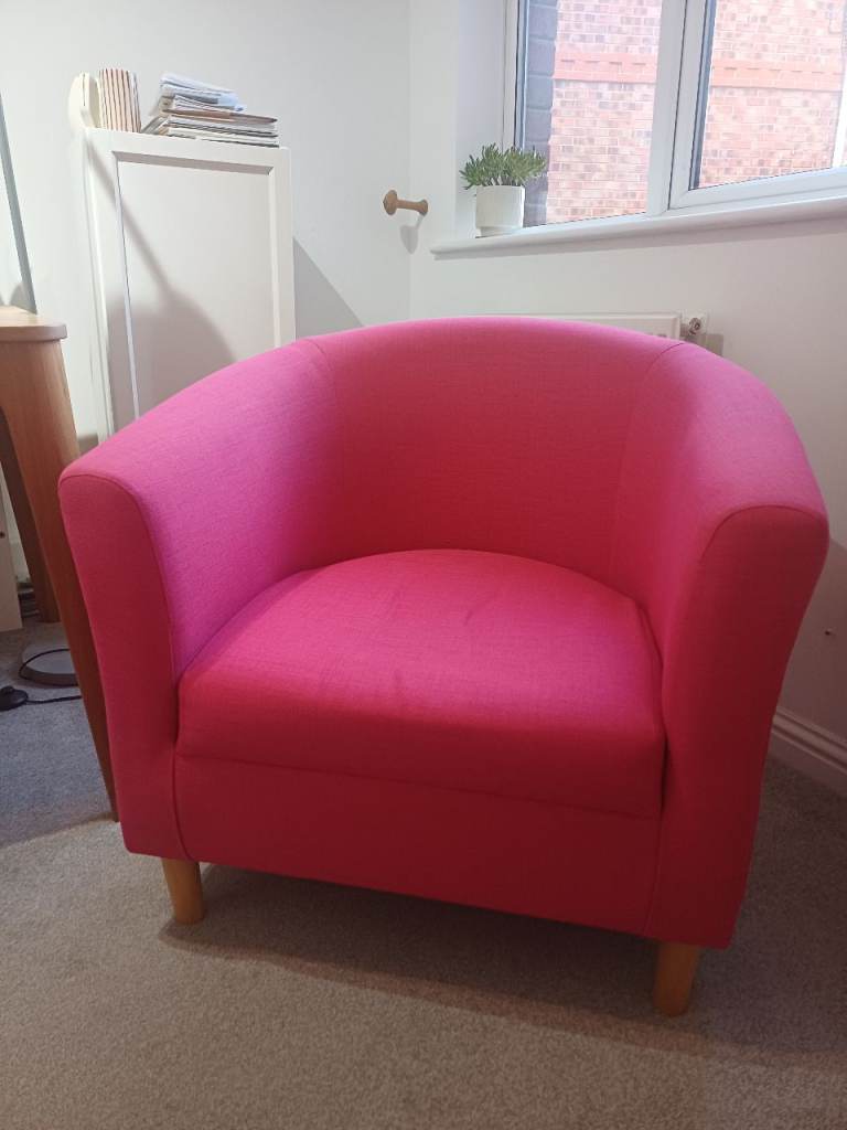 Pink Tub Chair 
