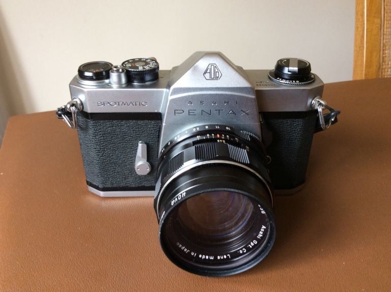 Asahi Pentax Spotmatic SLR Film Camera with Lens