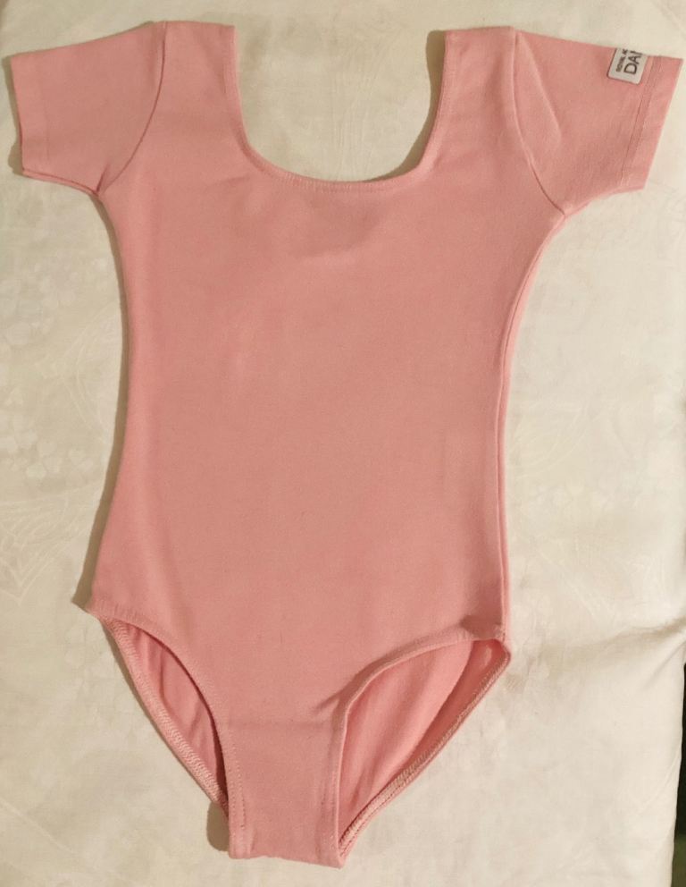 image for Girls ballet leotard, pink.