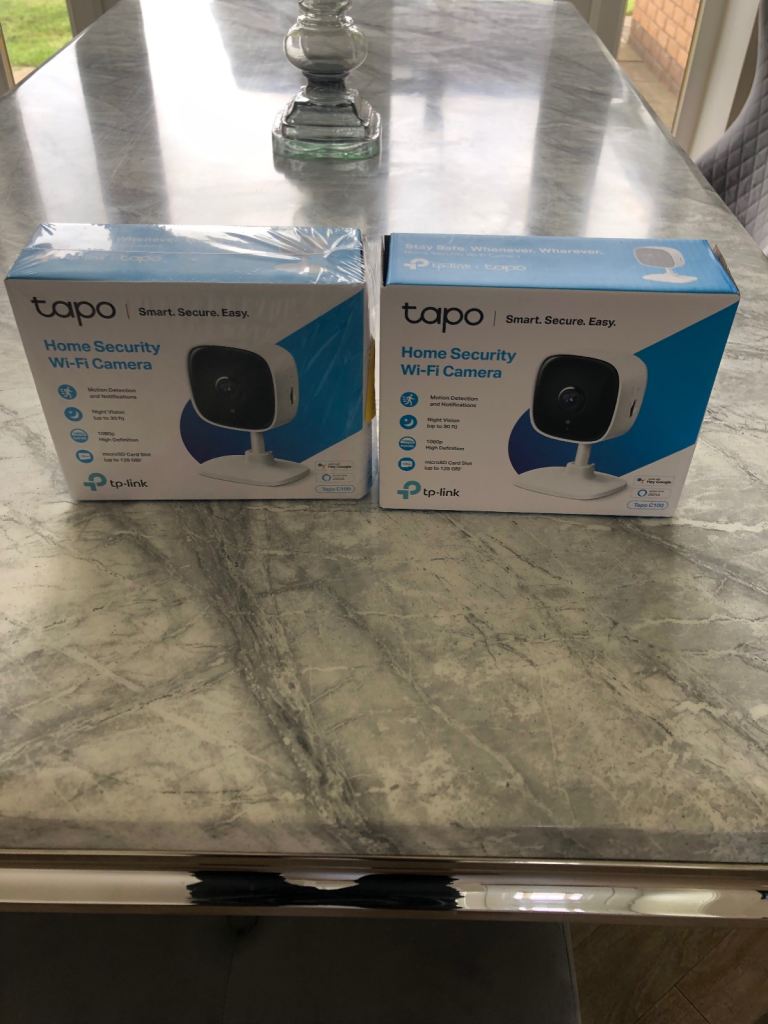 Pair of New Tapo Home Security Wi-Fi Cameras